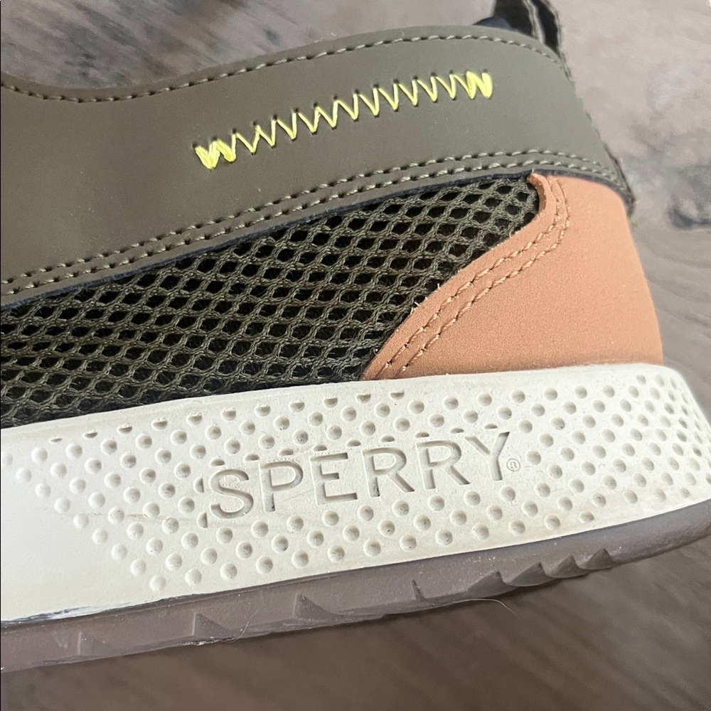 Sperry Men's Green Mesh Sneakers size 11 NWT - Picture 4 of 11